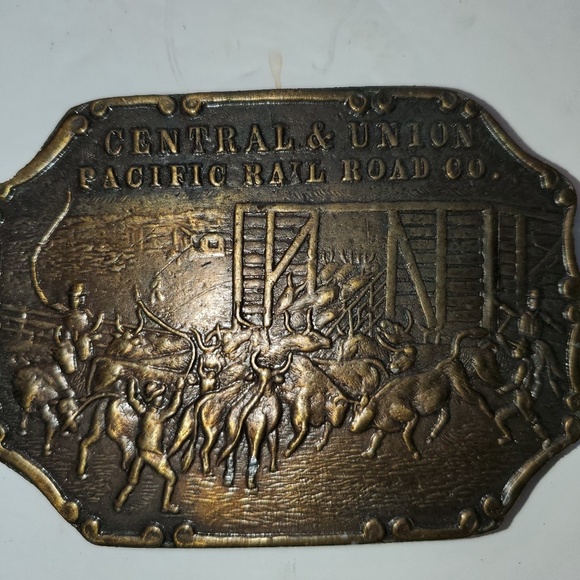 railroad belt buckle